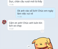 Khách hàng vui tính nhất